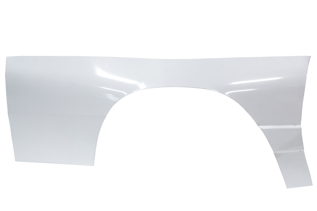 Fender - Driver Side - Lower - Street Stock - Steel - White Paint - Chevy Monte Carlo 1988 - Each