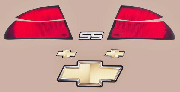 Graphics - Tail - Laminated Protective Coating - Chevy Monte Carlo 1999 - Kit