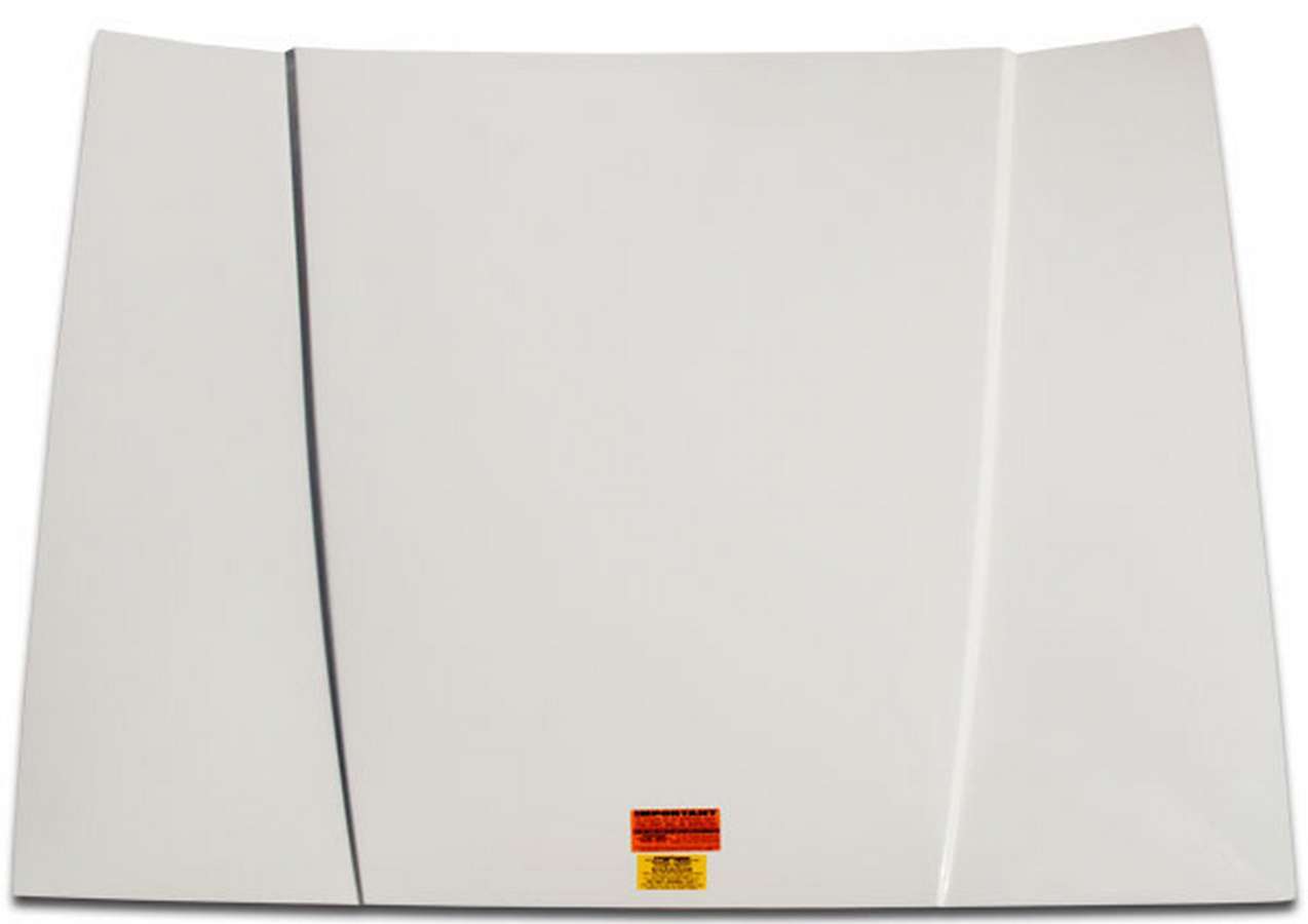 Hood - Mini Stock - Flat - Composite - White - Ford Mustang 1993 - Each