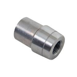 FK Rod Ends 2006L Tube End, Weld-On, Threaded, 1/2-20 in Left Hand Female Thread, 1 in Tube, 0.065 in Tube Wall, Chromoly, Natural, Each
