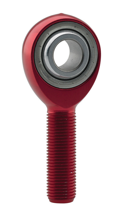 Rod End - ALJM Series - Spherical - 3/8 in Bore - 3/8-24 in Right Hand Male Thread - Aluminum - Red Anodized - Each
