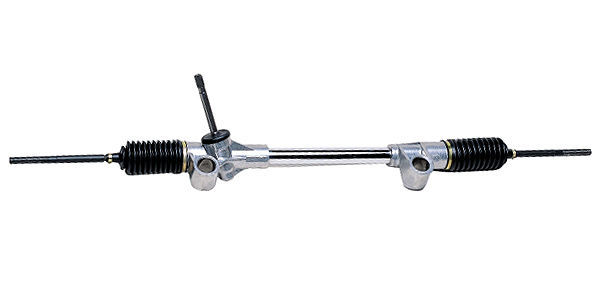 Flaming River FR1503 Rack and Pinion, Manual, 6.00 in Travel, 45.0 in Long, Aluminum, Chrome, Ford Mustang 1979-93, Each