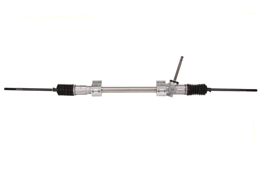 Flaming River FR1515 Rack and Pinion, Manual, 54.5 in Long, Aluminum, Chrome, Ford Mustang 2005-12, Each