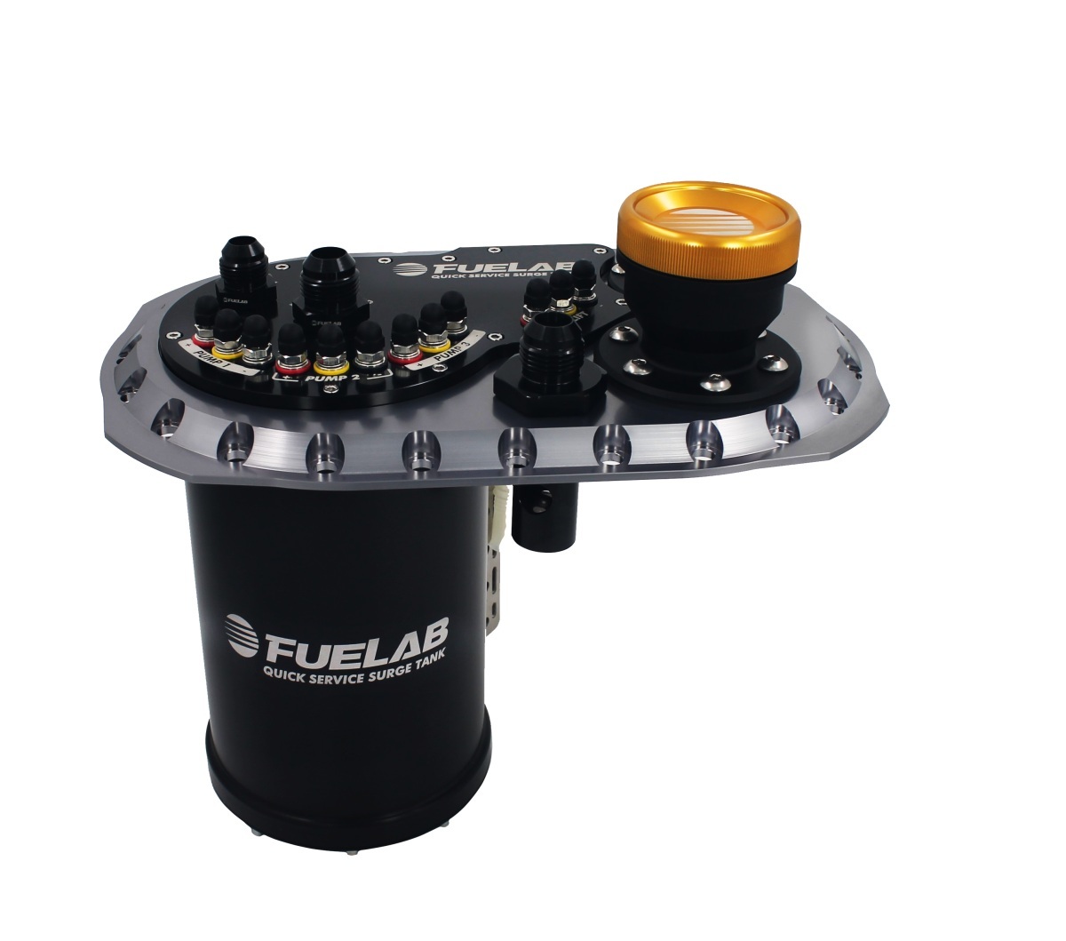 Surge Tank QSST Titanium W/O Fuel Pump