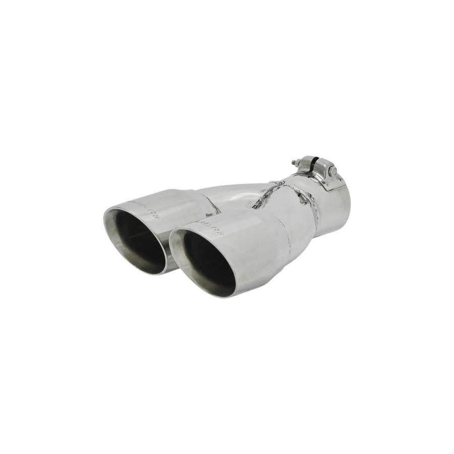 Flowmaster Round, Polished 2.50 Inch Exhaust Tip 15307 Tip, Dual, Clamp-on, Stainless, Polished, 2.5 in. Inlet I.D., 10 in. Length, Each thumbnail 5