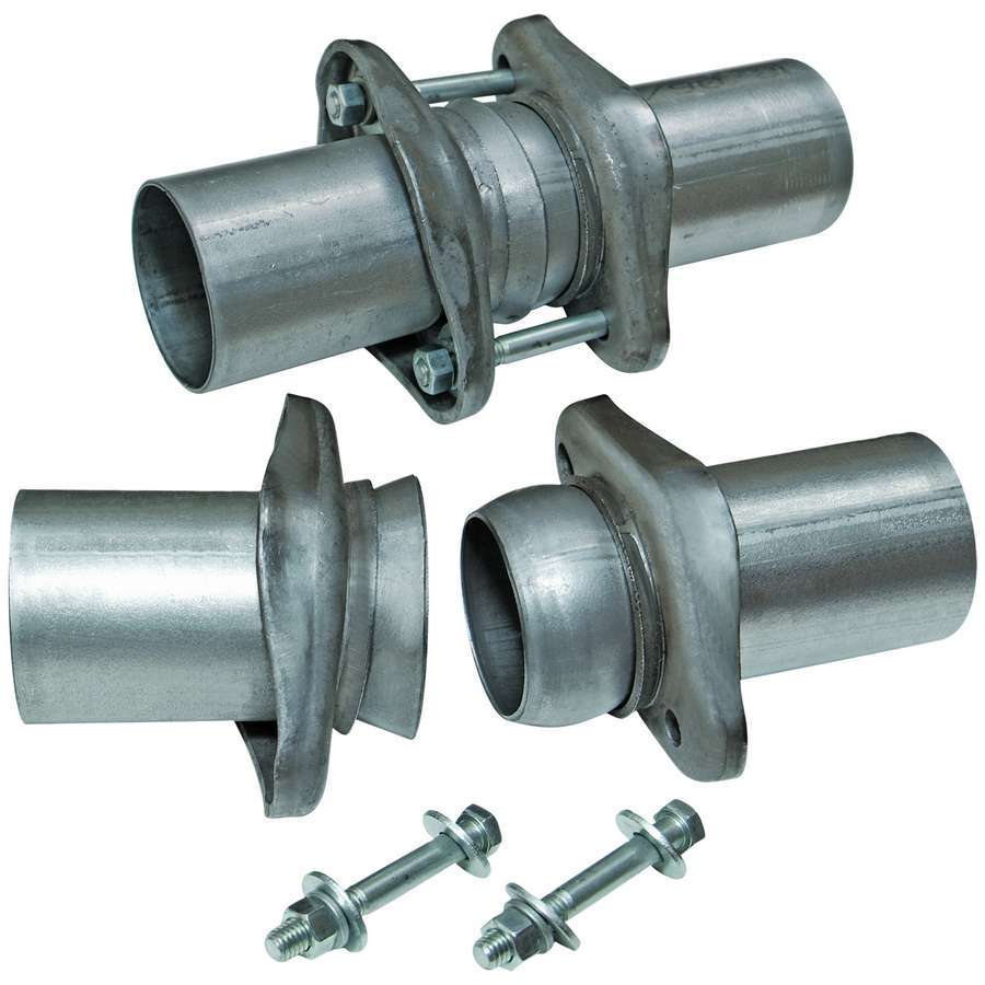 Flowmaster Ball Flange Kits 15938 Exhaust and Socket Flange, Steel, 2.50 in. I.D. Collector, 2.50 in. I.D. Pipe, Kit thumbnail 3