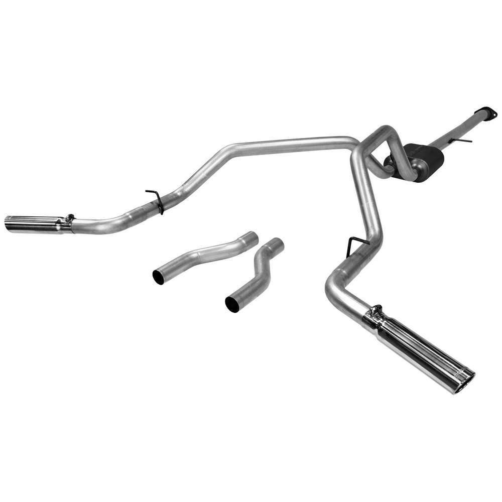 Flowmaster American Thunder Exhaust Systems for 1993-1995 K1500 - 17473 Exhaust, Thunder, Cat-Back, Steel, Aluminized, Polished Stainless Tips, Chevy, GMC, Pickup, 5.0, 5.7L thumbnail 3