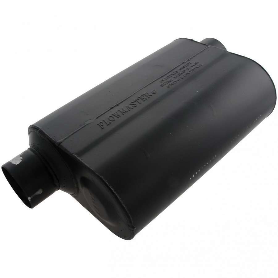 Flowmaster Super 40 Series Delta Flow Steel 3 Inch Muffler 953049 Muffler, Series, in. Inlet/3 in. Outlet, Steel, Black, Each thumbnail 5