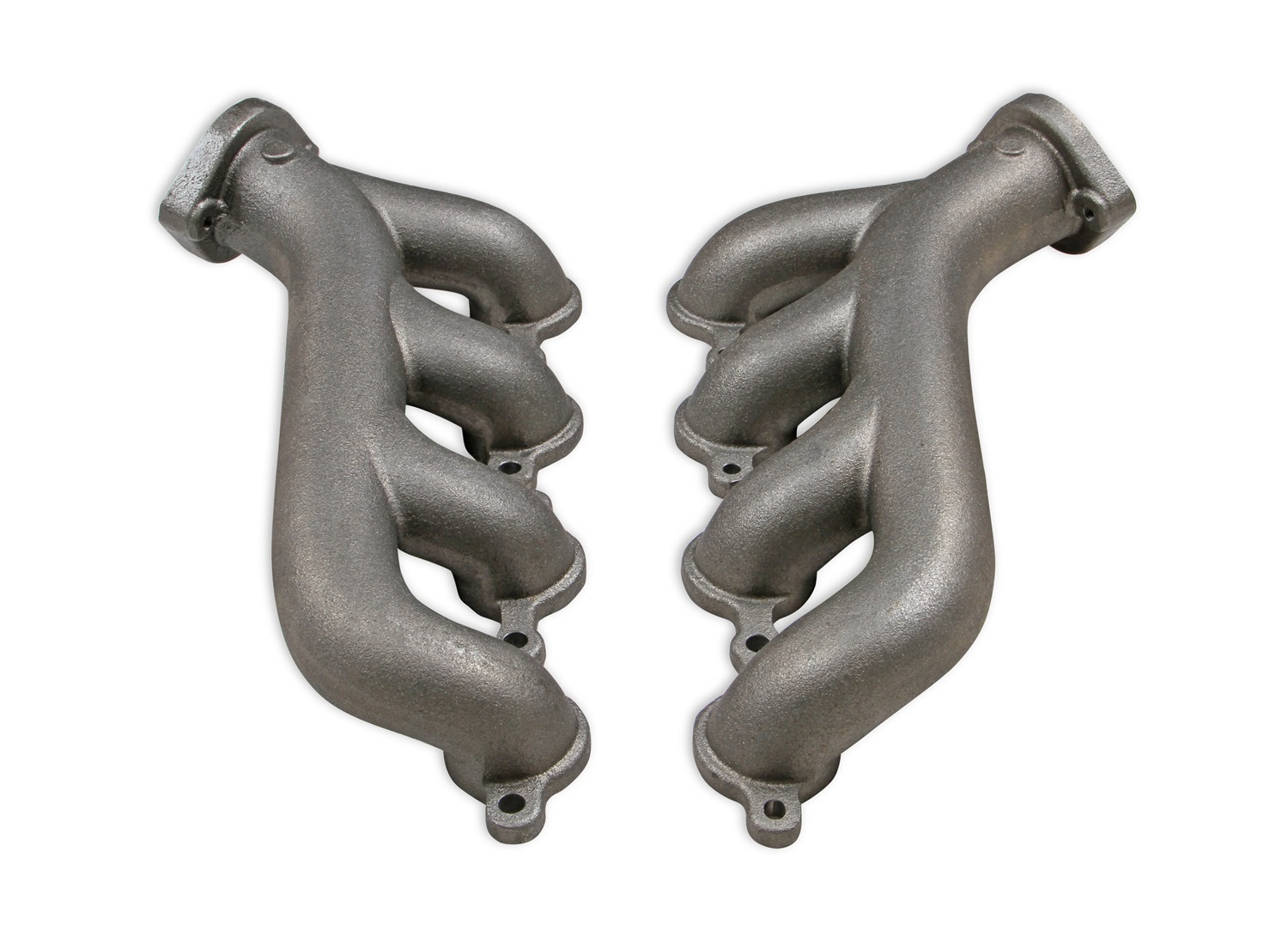 FLOWTECH — FLOWTECH Cast LS Exhaust Manifold Set - Natural Finish