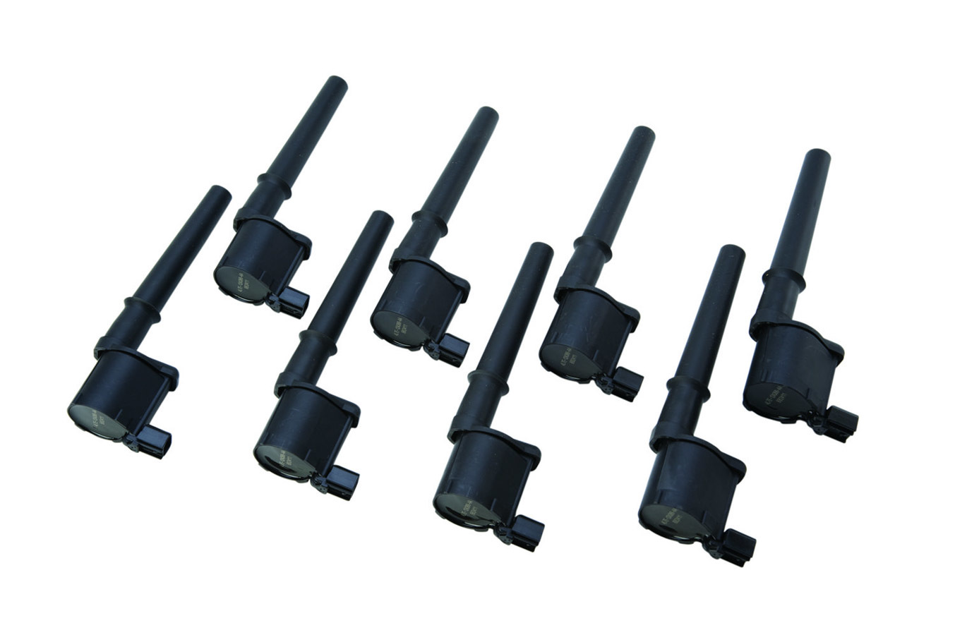 Ford Performance M12029-4V Ignition Coil Pack, Coil-On-Plug, Black, 4-Valve, Ford Modular, Ford Mustang 2003-12, Set of 8