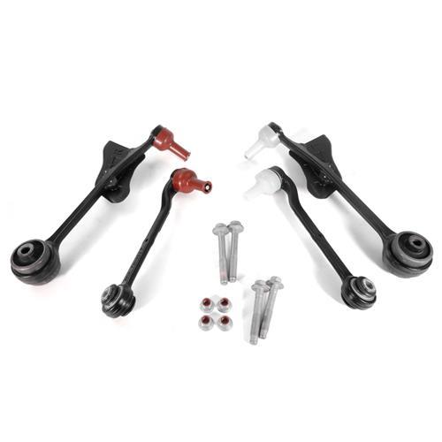 Ford Performance M3075-F Control Arm, Lower, Press-In Ball Joints, Steel, Black Powder Coat, Ford Mustang 2015-17, Kit