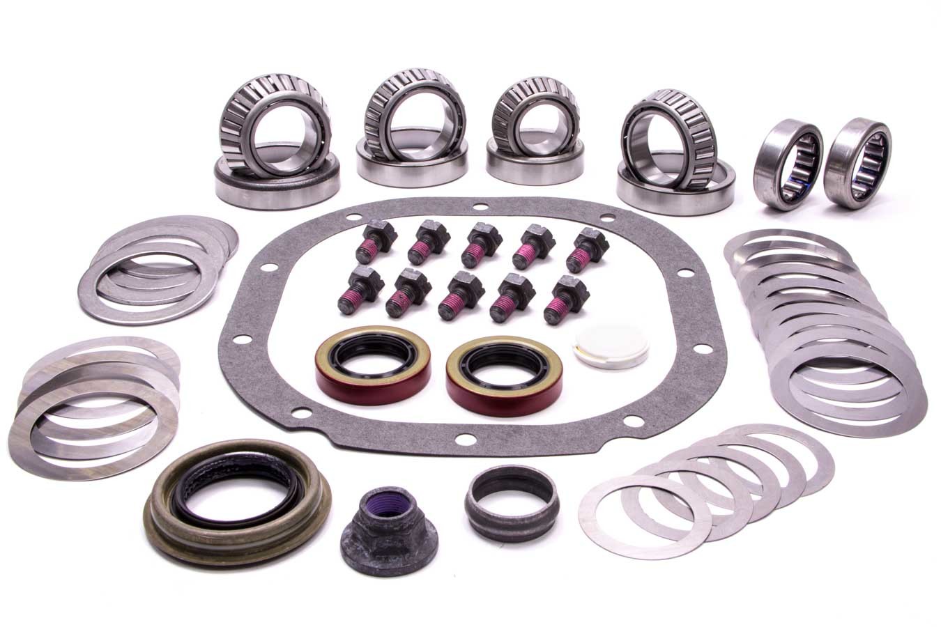 Ford Performance M4210-C3 Differential Installation Kit, Complete, Bearings / Crush Sleeve / Gaskets / Hardware / Seals / Shims / Marking Compound, Ford 8.8 in, Kit