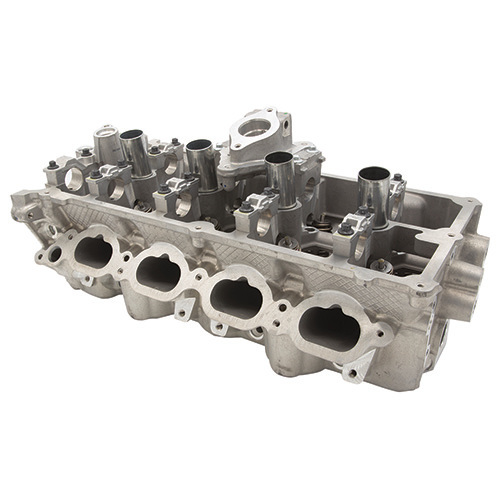 Ford Performance M6049-M50B Cylinder Head, Passenger Side, Assembled, 1.484 in / 1.260 in Valve, 205 cc Intake, 56 cc Chamber, Springs, Aluminum, Ford Coyote, Each