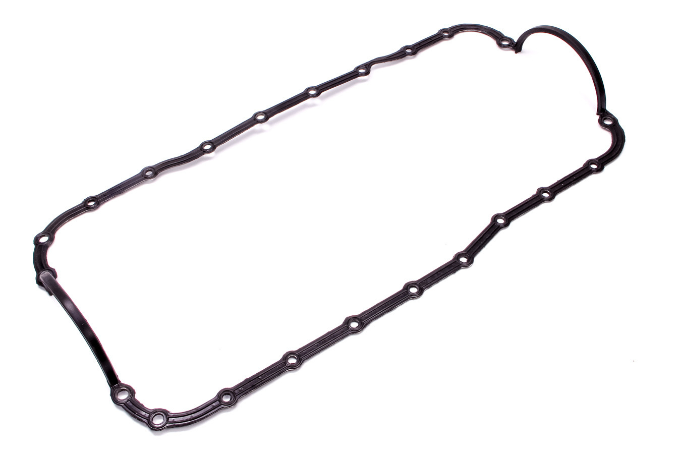 Ford Performance M6710-A50 Oil Pan Gasket, 1-Piece, Steel Core Silicone Rubber, Small Block Ford, Each