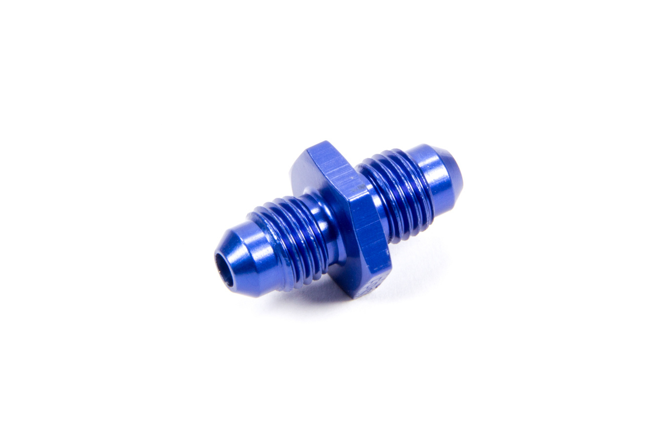 Fragola 481504 Fitting, Adapter, Straight, 4 AN Male to 4 AN Male, Aluminum, Blue Anodized, Each