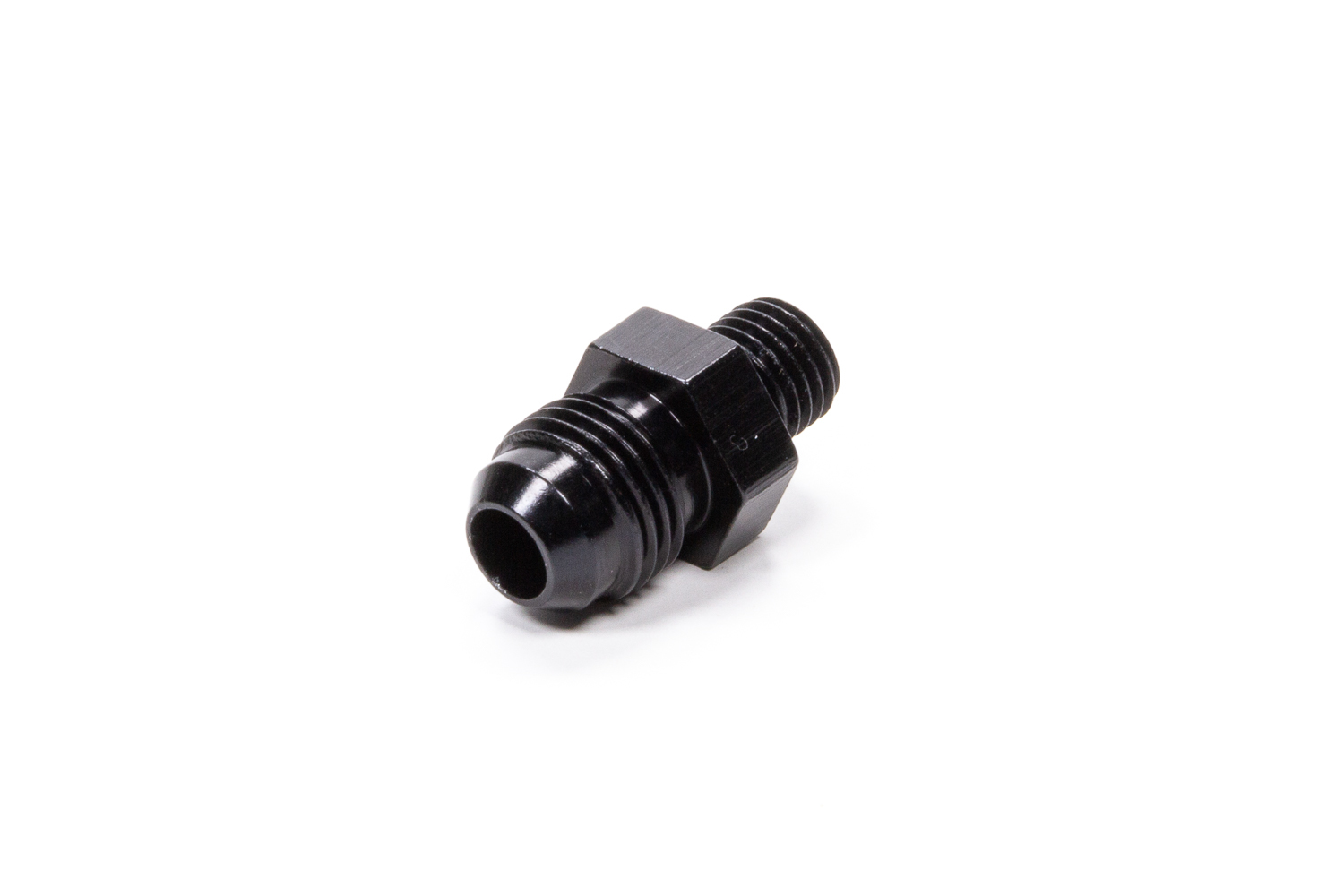 Fragola 481606-BL Fitting, Adapter, Straight, 6 AN Male to 1/4 in NPT Male, Aluminum, Black Anodized, Each