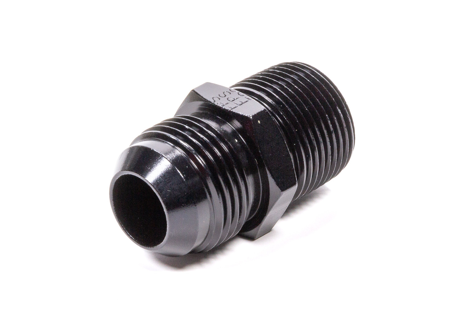 Fragola 481613-BL Fitting, Adapter, Straight, 12 AN Male to 1/2 in NPT Male, Aluminum, Black Anodized, Each