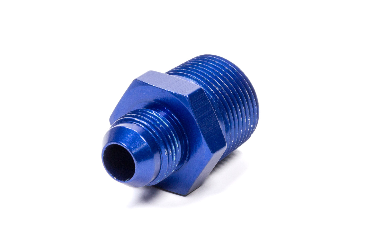 Fragola 481616 Fitting, Adapter, Straight, 16 AN Male to 1 in NPT Male, Aluminum, Blue Anodized, Each