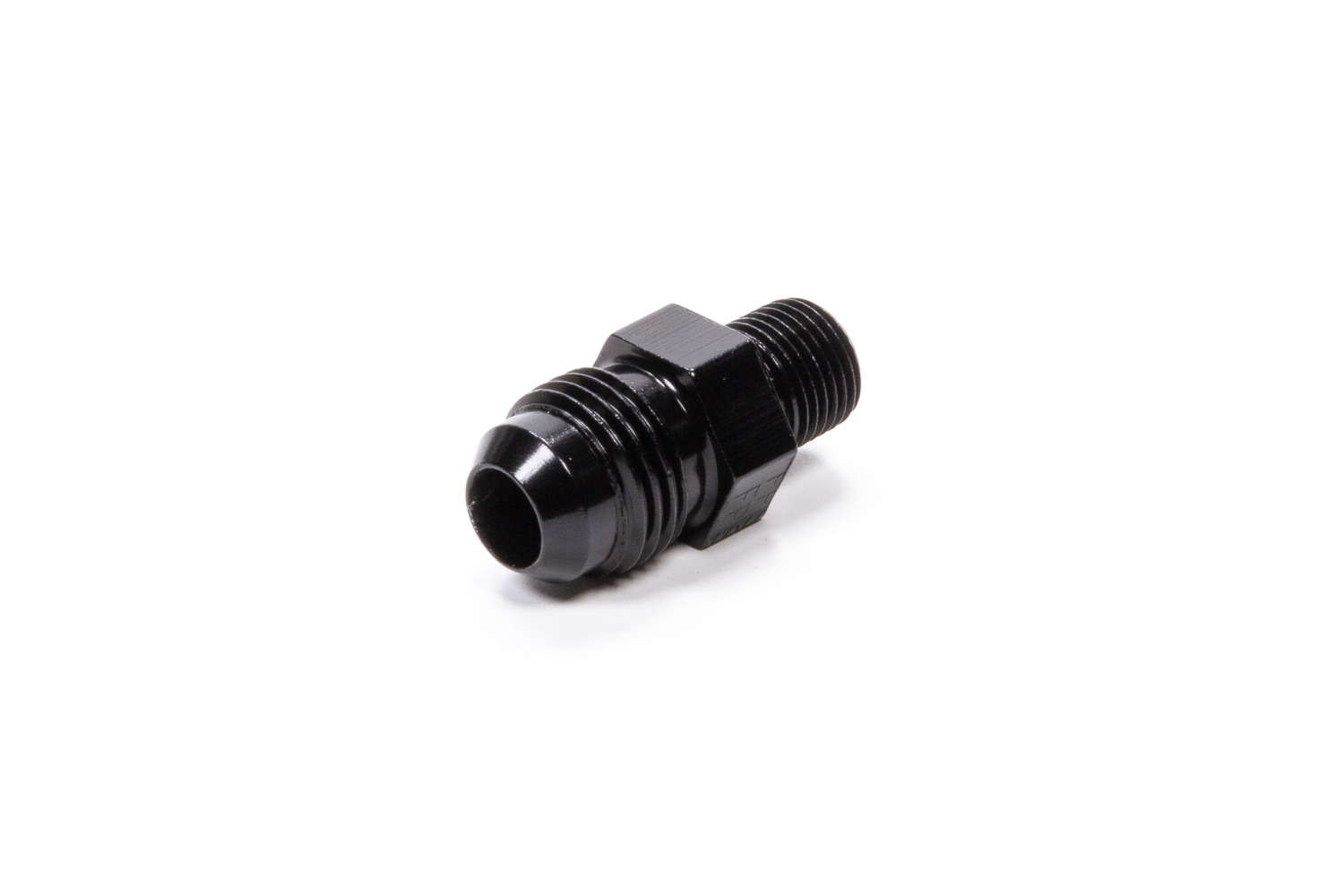 Fragola 481662-BL Fitting, Adapter, Straight, 6 AN Male to 1/8 in NPT Male, Aluminum, Black Anodized, Each