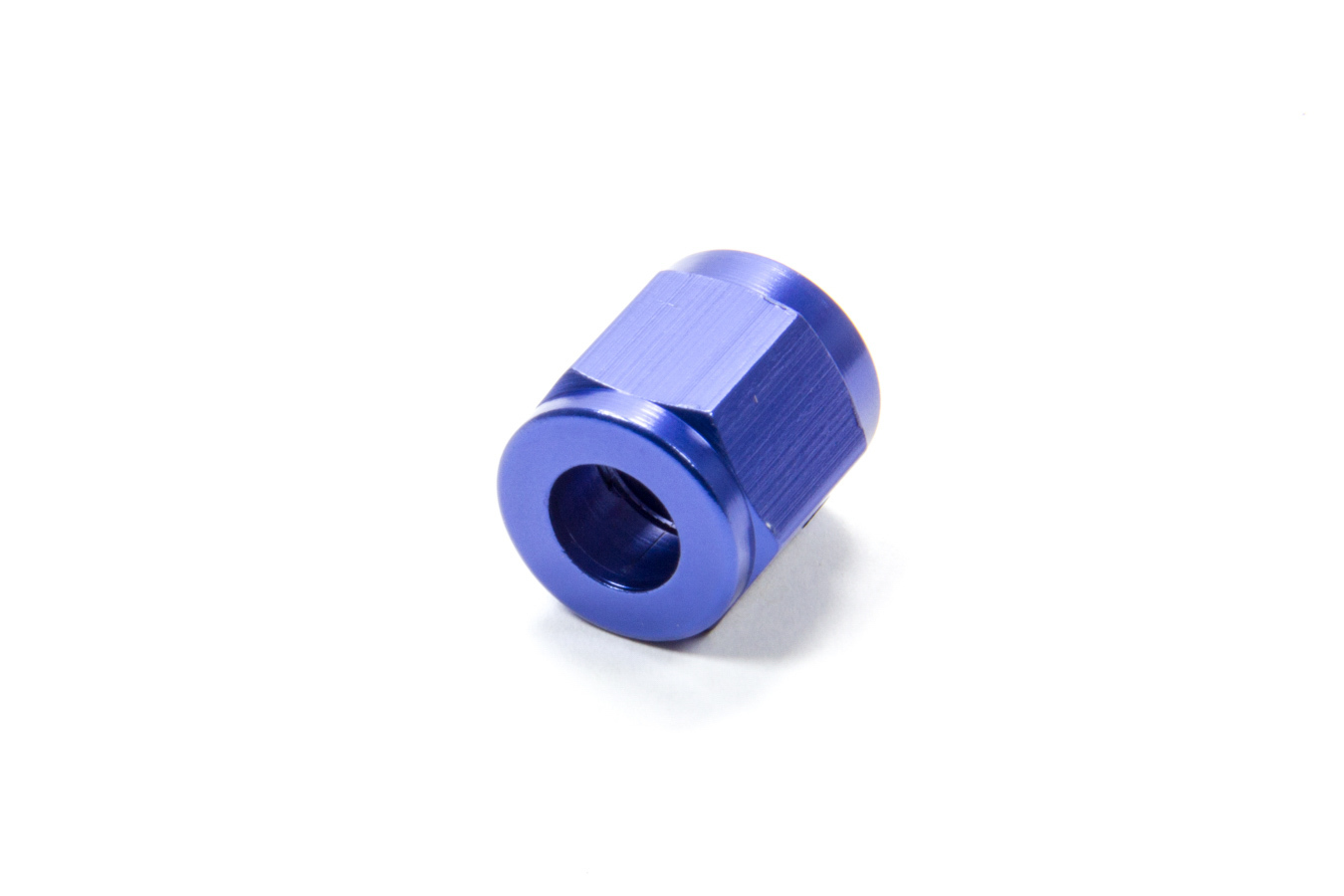 Fragola 481804 Fitting, Tube Nut, 4 AN, 1/4 in Tube, Aluminum, Blue Anodized, Each