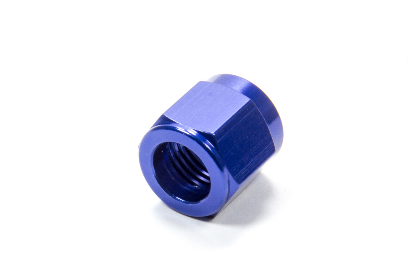 Fragola 481806 Fitting, Tube Nut, 6 AN, 3/8 in Tube, Aluminum, Blue Anodized, Each
