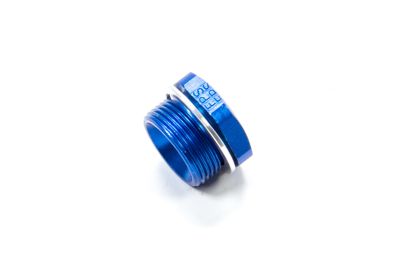 Fragola 491980 Fitting, Plug, 7/8-20 in, Hex Head, Aluminum, Blue Anodized, Each