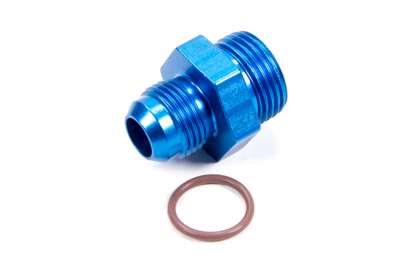 Fragola 495107 Fitting, Adapter, Straight, 10 AN Male to 12 AN Male O-Ring, Aluminum, Blue Anodized, Each