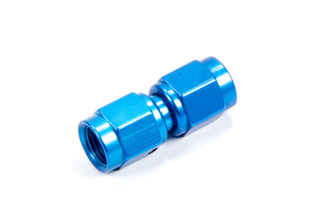 Fragola 496103 Fitting, Adapter, Straight, 3 AN Female Swivel to 3 AN Female Swivel, Aluminum, Blue Anodized, Each