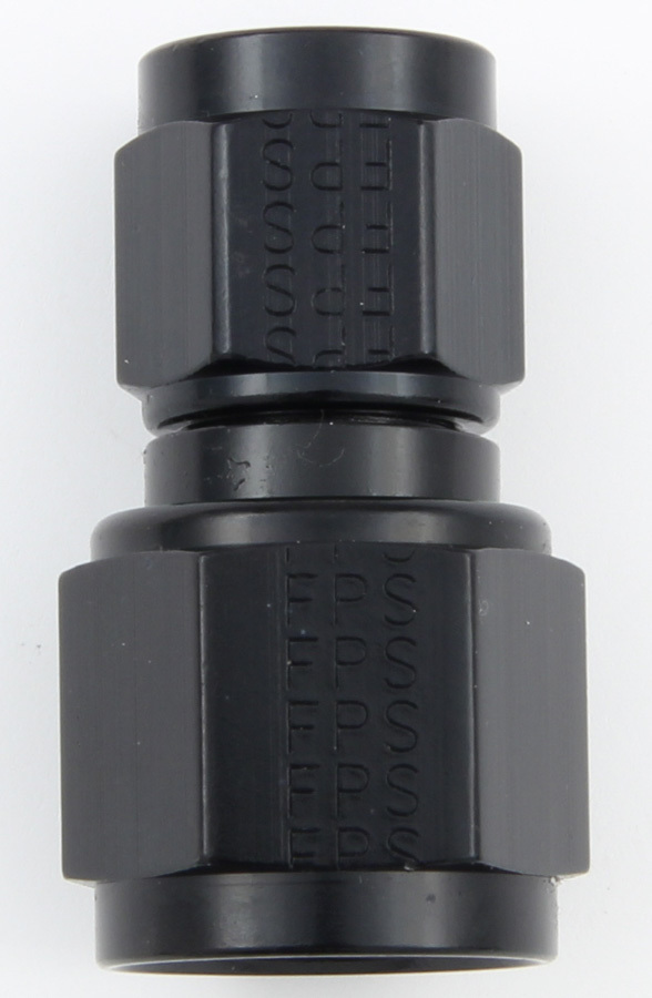 Fragola 496107-BL Fitting, Adapter, Straight, 6 AN Female Swivel to 8 AN Female Swivel, Aluminum, Black Anodized, Each