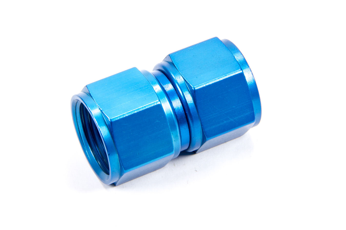 Fragola 496112 Fitting, Adapter, Straight, 12 AN Female Swivel to 12 AN Female Swivel, Aluminum, Blue Anodized, Each