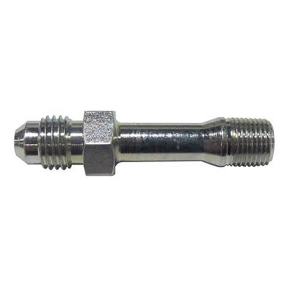 Fragola 581690 - Fitting, Adapter, Straight, 4 AN Male to 1/8 in NPT Male, 2 in Long, Steel, Natural, Oil Pressure Fittings, Each