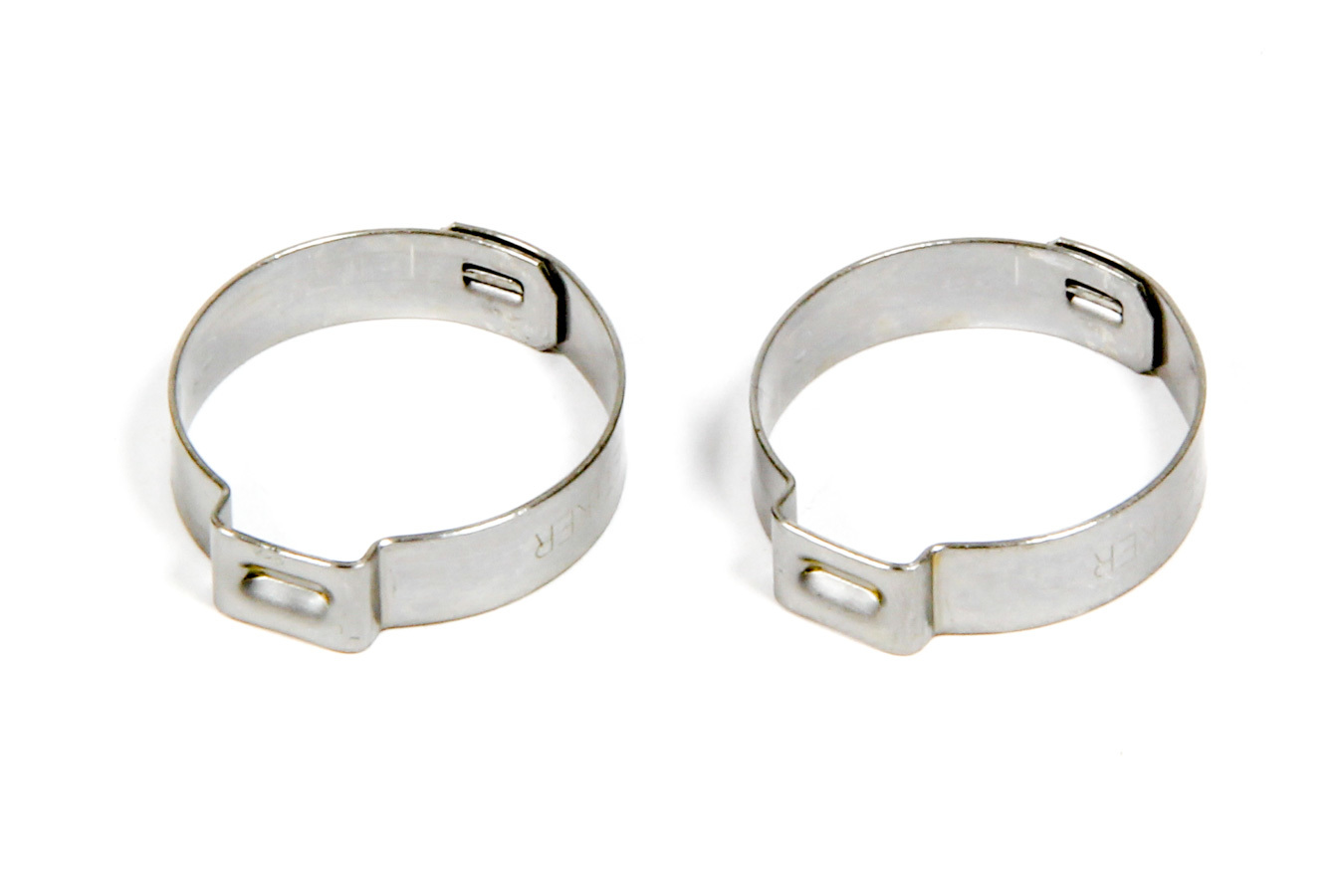Fragola 999160 Hose Clamp, Band, Push Lock Clamp, 10 AN, Stainless, Natural, Pair