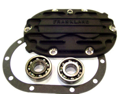 Frankland Racing KT0840MC Gear Cover, 10-Bolt, Ball Bearings, Aluminum, Thermal Dispersant Coated, Frankland Quick Change, Kit
