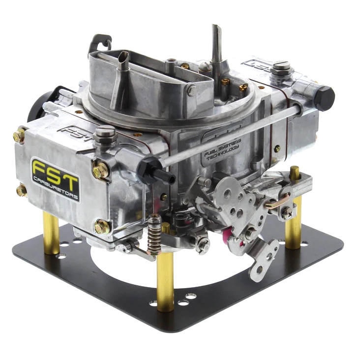 FST Carburetor 40600-2 Carburetor, RT, 4-Barrel, 600 CFM, Square Bore, Electric Choke, Mechanical Secondary, Single Inlet, Polished, Each