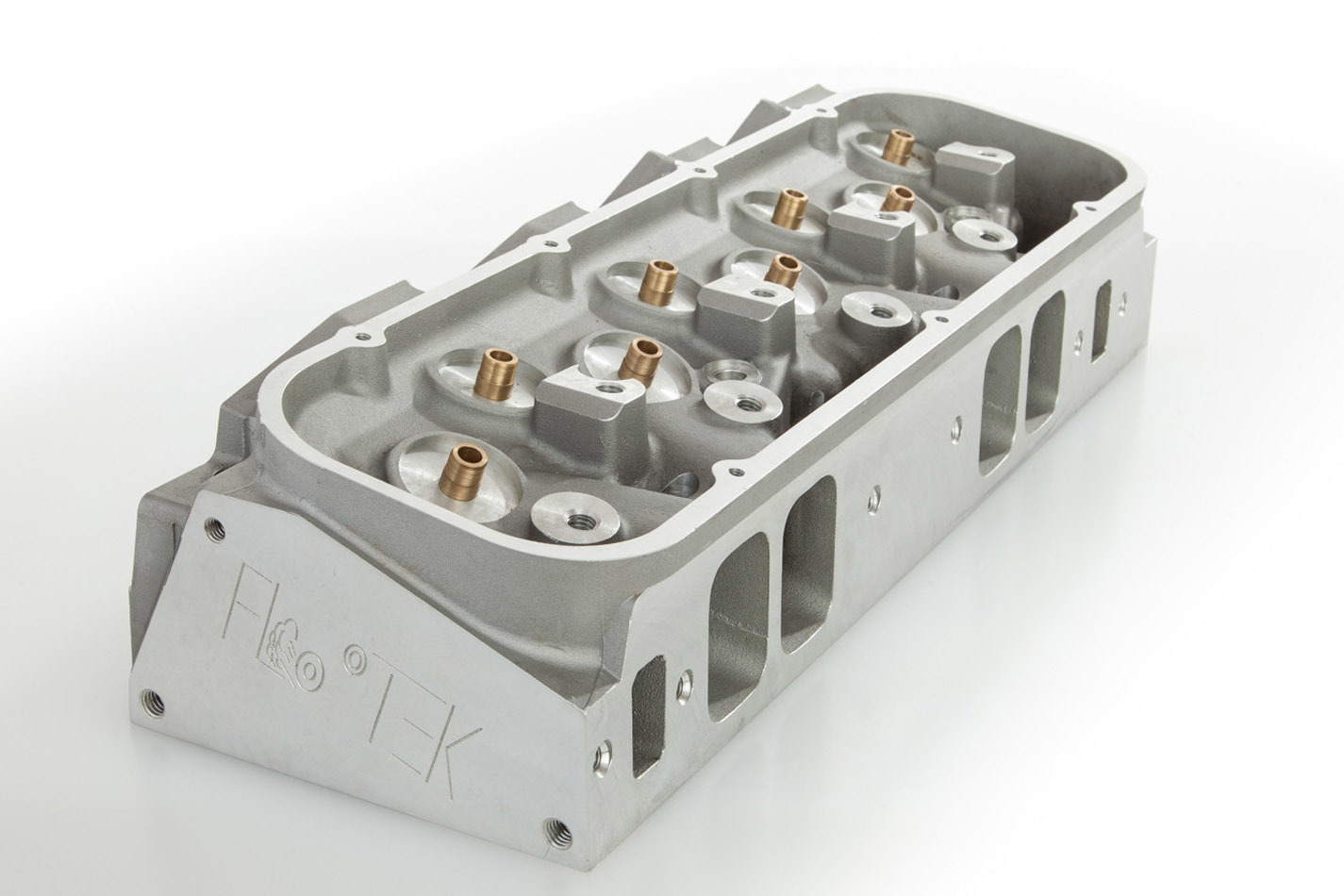 Flo Tek 360-6058 Cylinder Head, Assembled, 2.300 / 1.880 in Valves, 360 cc Intake, 121 cc Chamber, 1.620 in Springs, Aluminum, Big Block Chevy, Each