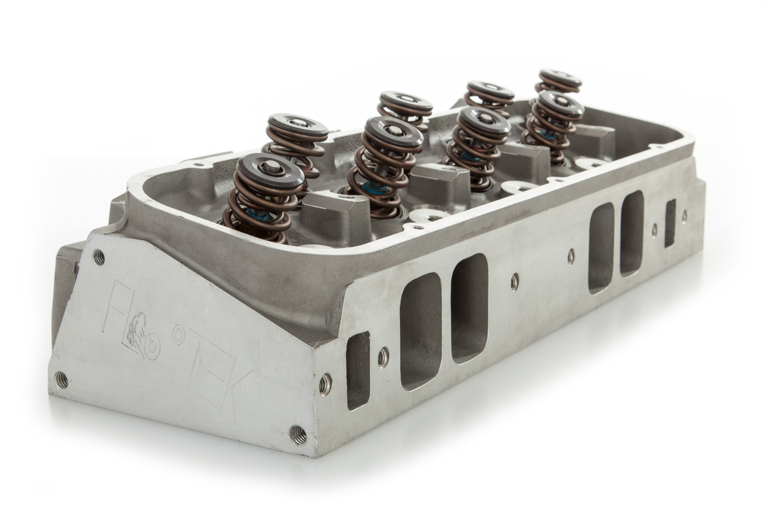 Flo Tek 407-600 Cylinder Head, Assembled, 2.540 in/1.500 in Valves, 360 cc Intake, 133 cc Chamber, 1.530 in Springs, Aluminum, Big Block Chevy, Each