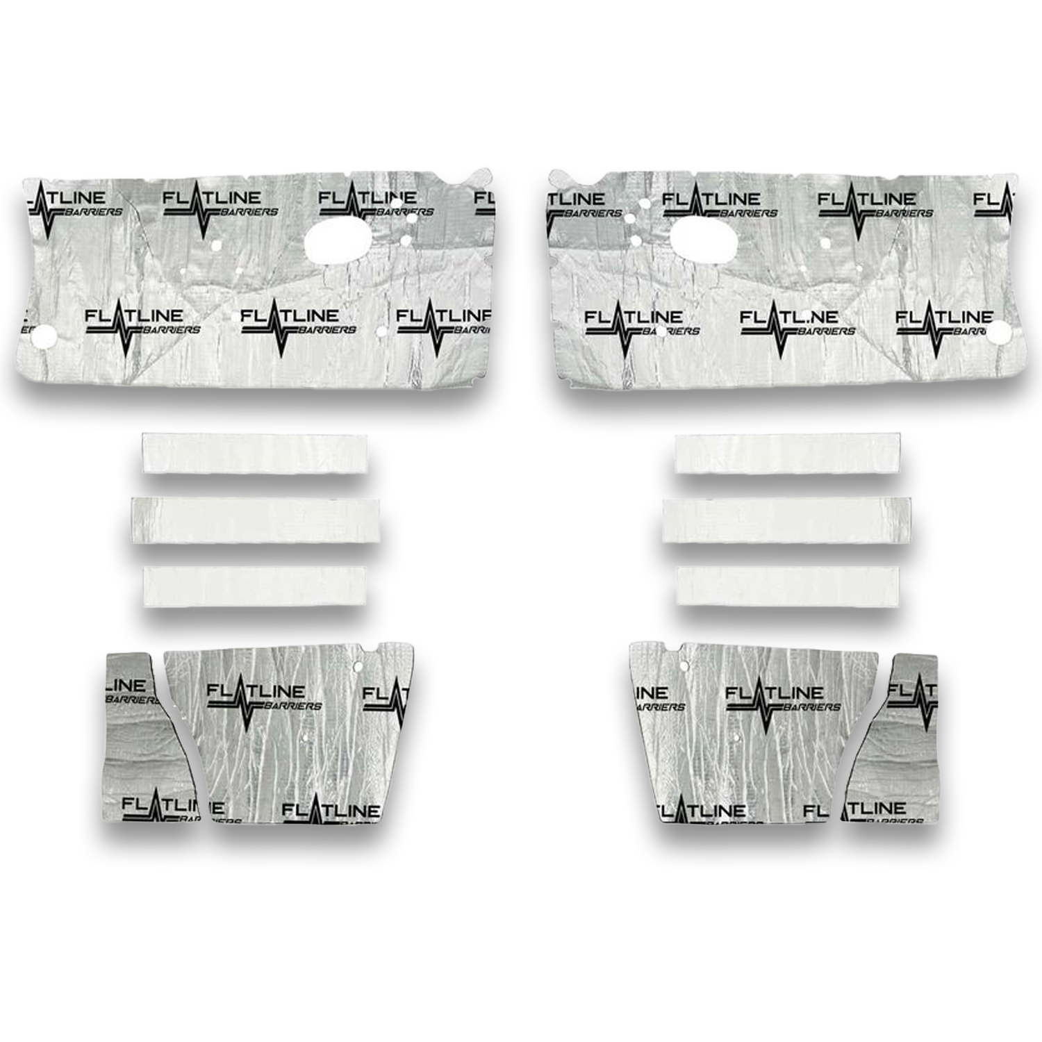Flatline Barriers Door and Inner Quarter Panel Insulation Sound Dampening Kits TABA1003 Heat Barrier Deadening Mats, Panel, Adhesive Backed, Buick, Chevrolet, Oldsmobile, Pontiac, 2-Door, Kit thumbnail 6