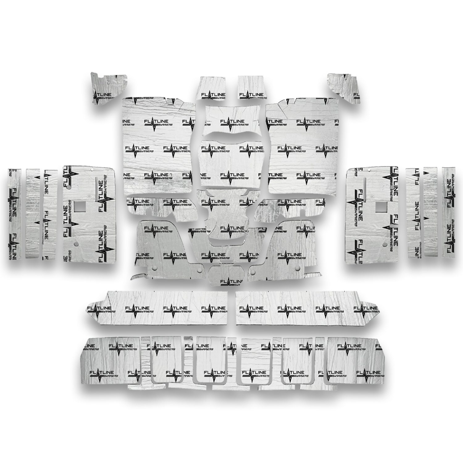 Flatline Barriers Complete Insulation and Sound Dampening Kits TABT4003 Heat Barrier Deadening Mats, Kit, Adhesive Backed, Chevrolet, GMC, Standard Cab, Low Tunnel, Kit thumbnail 6