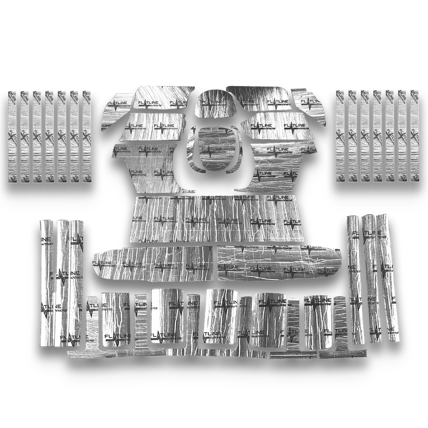 Flatline Barriers Complete Insulation and Sound Dampening Kits TABT4039 Heat Barrier Deadening Mats, Kit, Adhesive Backed, Chevrolet, GMC, 2nd Series, High Tunnel, Kit thumbnail 6