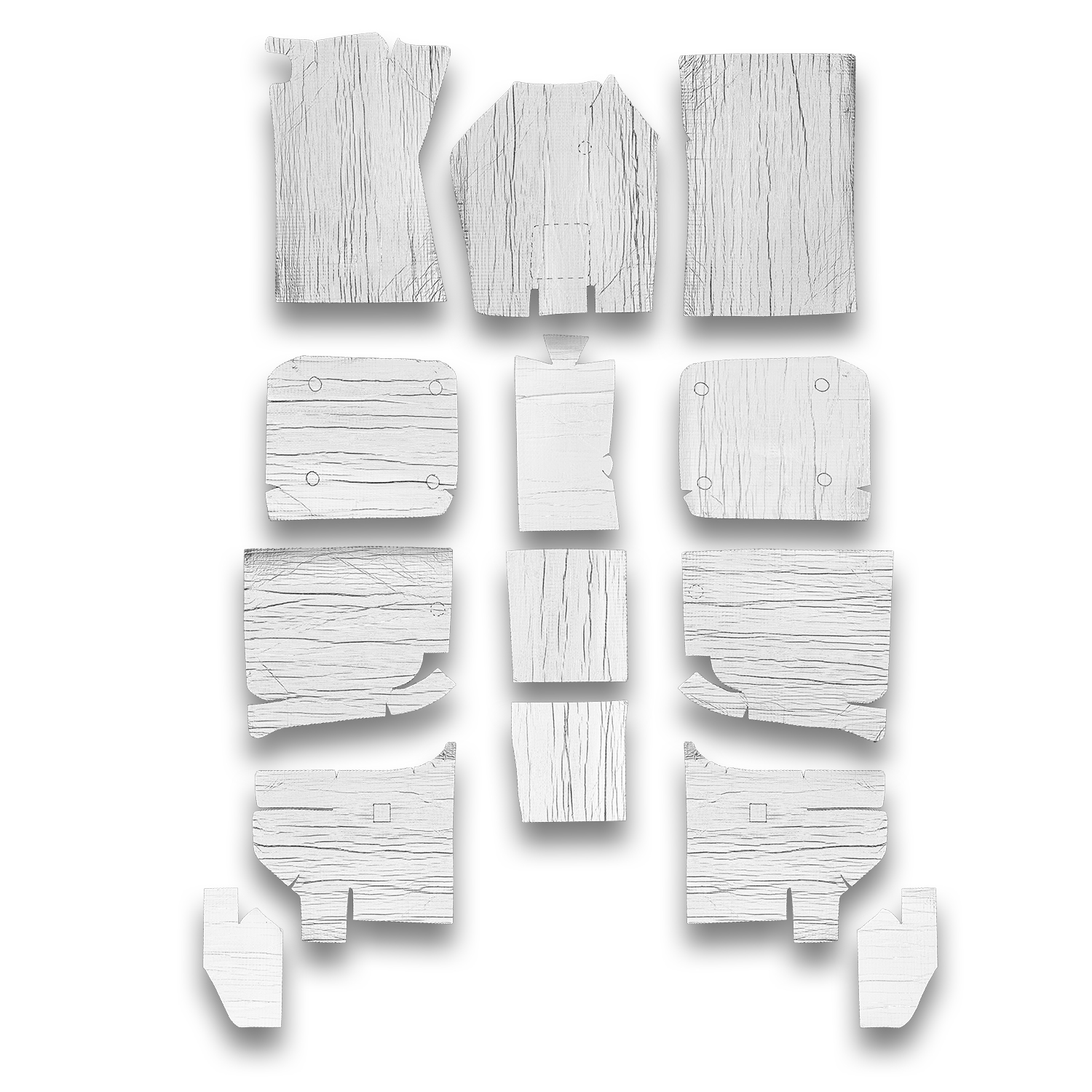 Flatline Barriers Floor Insulation and Sound Dampening Kits for 1964-1968 MUSTANG - TABZ6002 Deadener Kit 1964-68 Ford Mustang Coupe thumbnail 6
