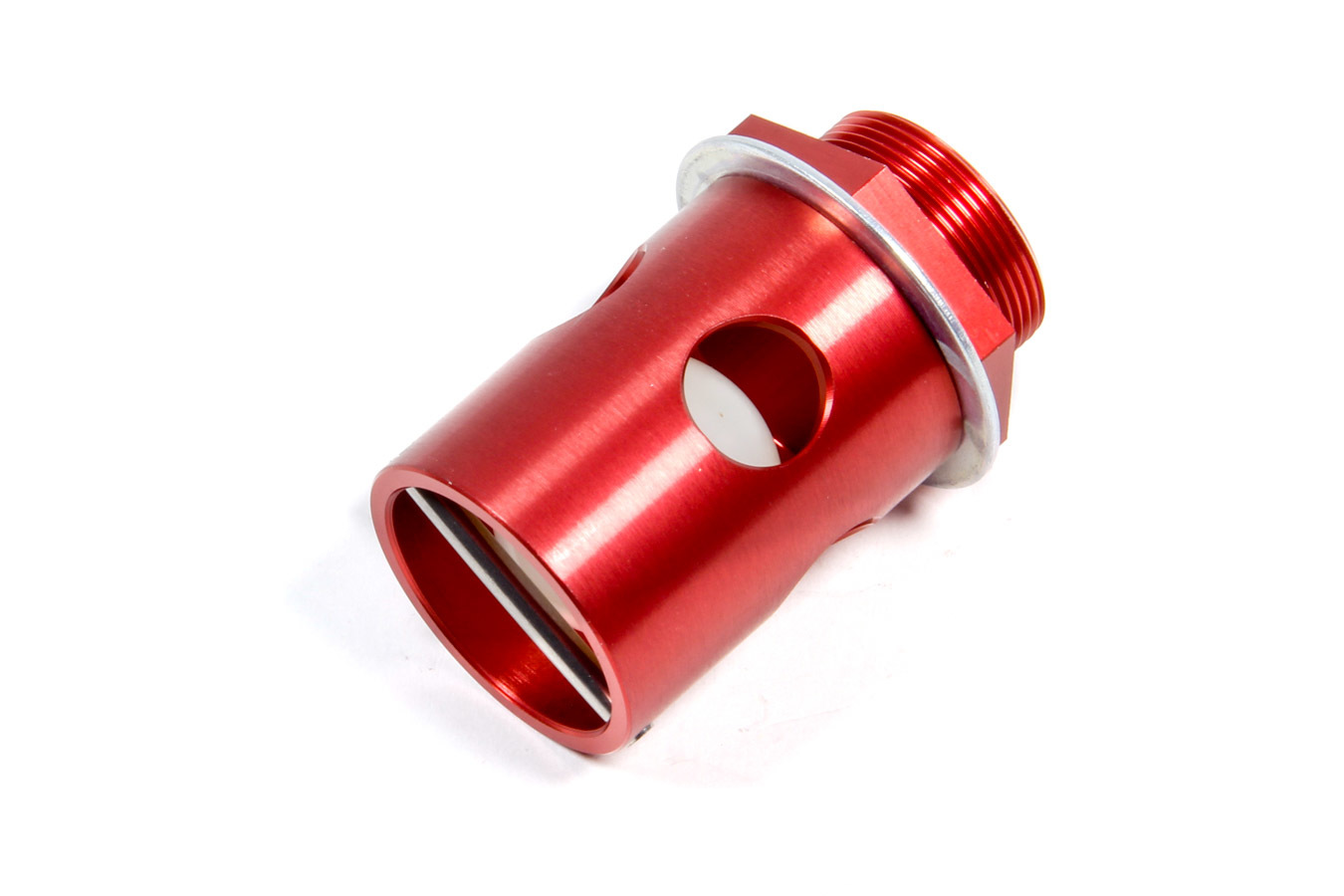 Fuel Safe CV100 Roll Over Valve, 1 in, Ball Type, Aluminum, Red Anodized, Fuel Safe Surge Tank, Each