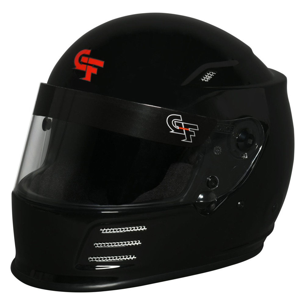 G-FORCE REVO SA2020 Helmets 13004XLGMB Helmet, REVO, Full Face, Snell SA2020, Matte Black, Clear Polycarbonate Shield, EPS Liner, Vented, X-Large, Each thumbnail 3