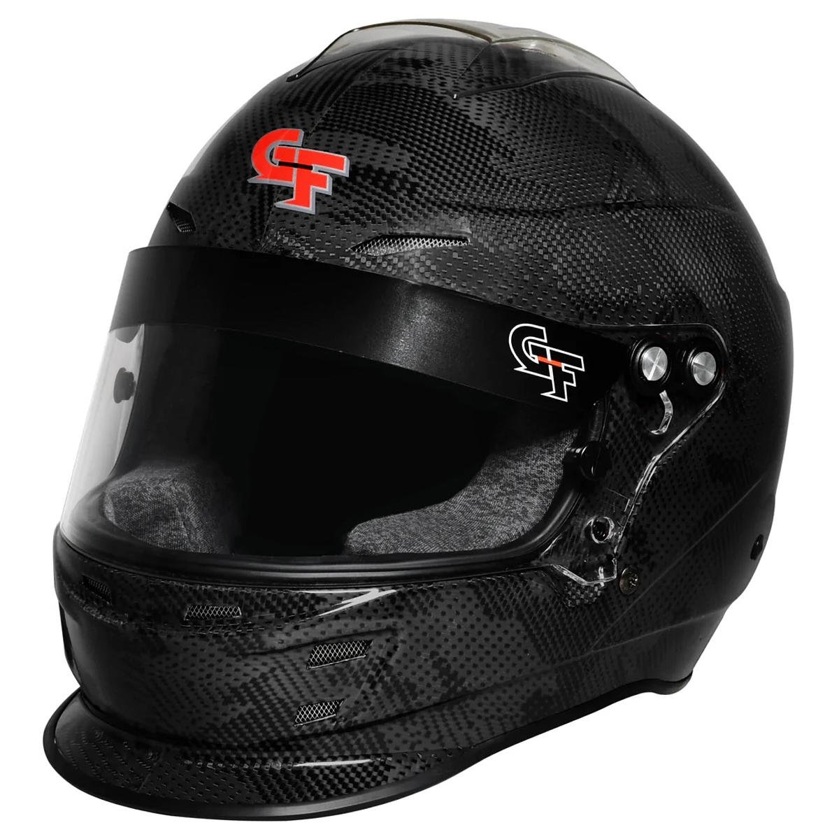 G-Force Racing Gear 16005MEDBK Helmet, Nova Fusion, Full Face, Snell SA 2020, Head and Neck Support Ready, Black, Medium, Each