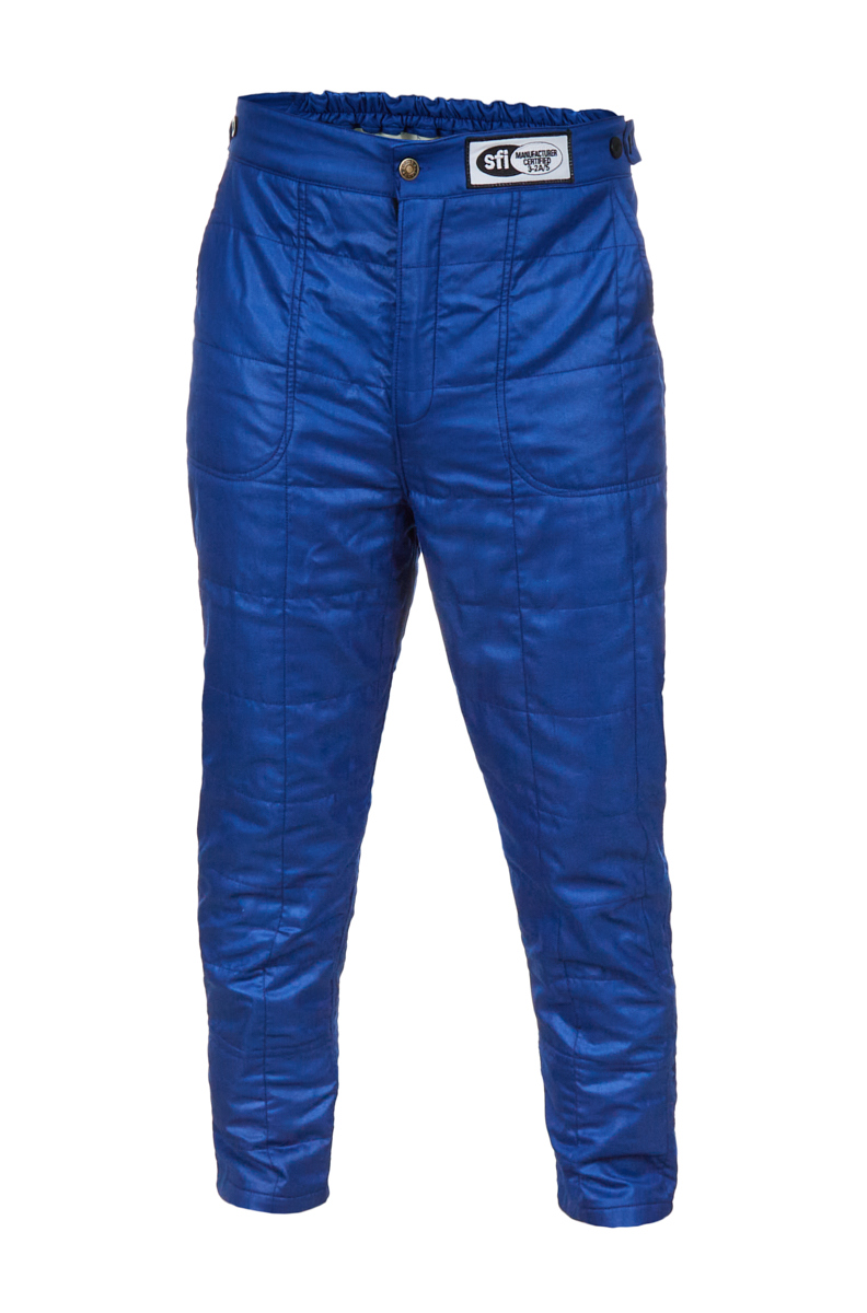 G-Force Racing Gear 35453SMLBU Driving Pants, G-Limit, SFI 3.2A/5, Multiple Layer, Fire Retardant Cotton / Nomex, Blue, Small, Each