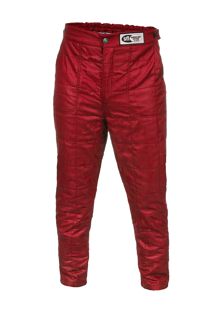 G-Force Racing Gear 35453SMLRD Driving Pants, G-Limit, SFI 3.2A/5, Multiple Layer, Fire Retardant Cotton / Nomex, Red, Small, Each