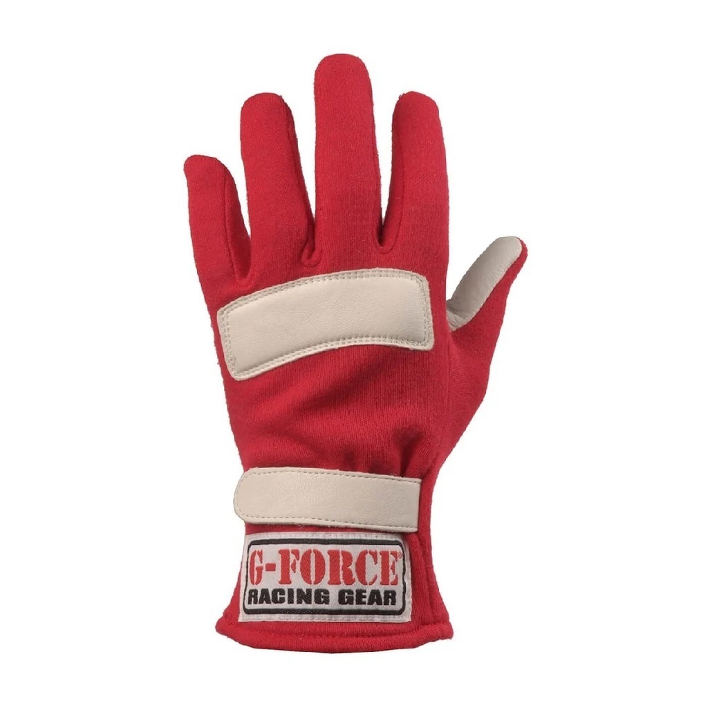 G-FORCE GF G5 RaceGrip Gloves 4101XLGRD Driving Gloves, RaceGrip, 2 Layers, Leather/Nomex®, Red, SFI 3.3/5, X-Large, Pair thumbnail 3