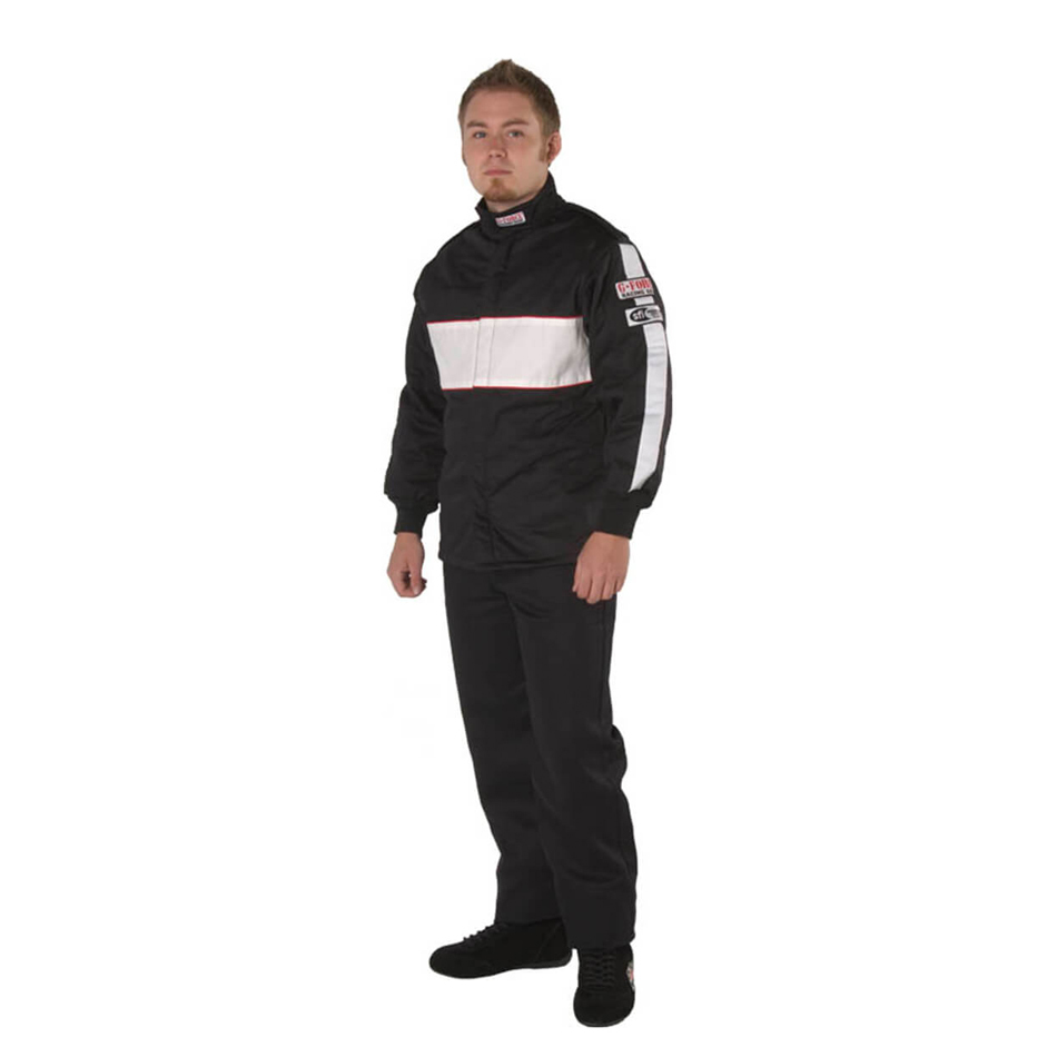 G-FORCE GF505 Driving Jackets 4385MEDBK Jacket, GF505, Triple Layer, Fire-Retardant Cotton, Medium, Black, Each thumbnail 3