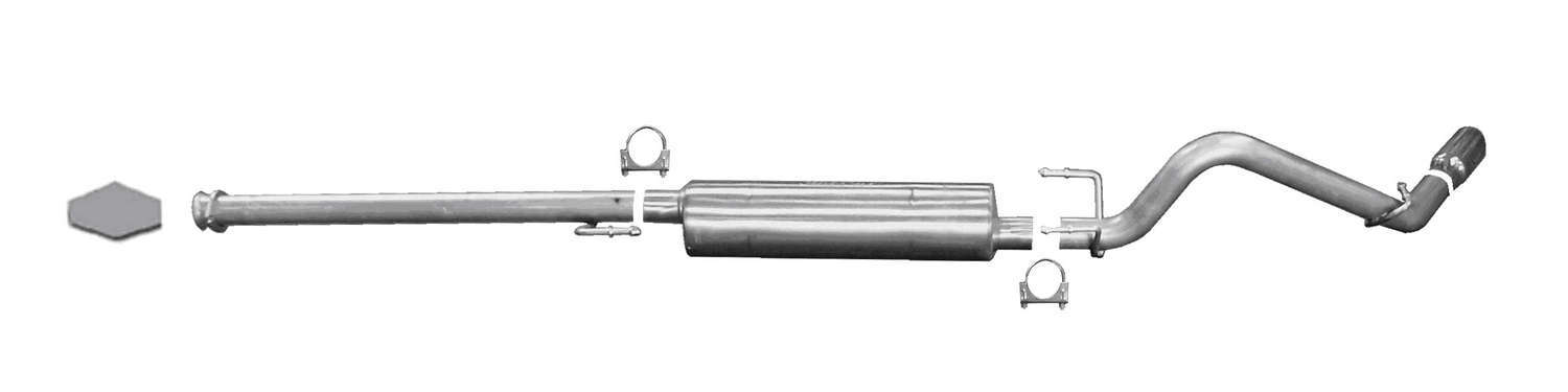 Gibson 05-13 Toyota Tacoma Base 4.0L 2.5in Cat-Back Single Exhaust - Stainless thumbnail 5