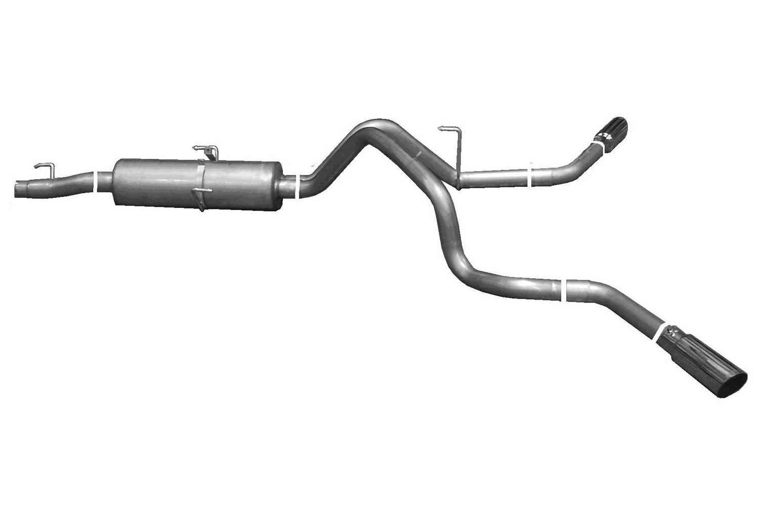 Gibson 02-05 Dodge Ram 1500 SLT 4.7L 2.25in Cat-Back Dual Extreme Exhaust - Aluminized thumbnail 5