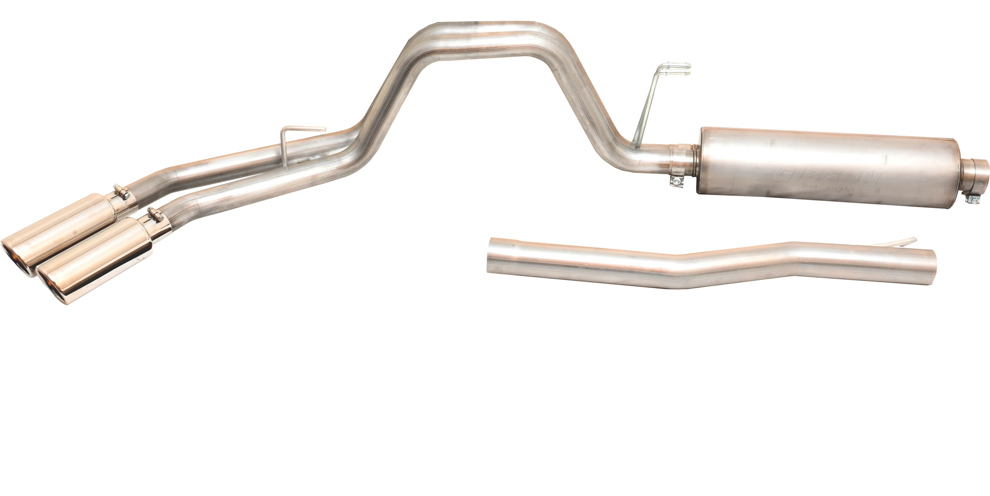 Gibson 2020 Ford F-250 SuperDuty Crew 96in Bed 7.3L Cat-Back Dual Sport Exhaust System - Stainless thumbnail 5